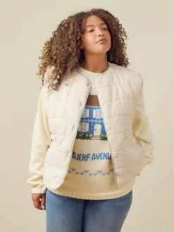Discount Djerf Avenue Aimé Vest Cream