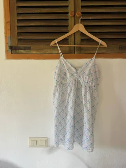 Sale Djerf Avenue Airy Poplin Mini Dress Cottage Meadow