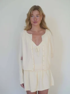 Outlet Djerf Avenue Amorini Skirt Cream