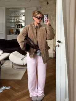 New Djerf Avenue Angel Pants Pink