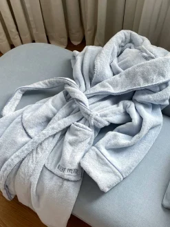 Discount Djerf Avenue Bath Robe Blue