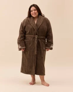 Outlet Djerf Avenue Bath Robe Brown