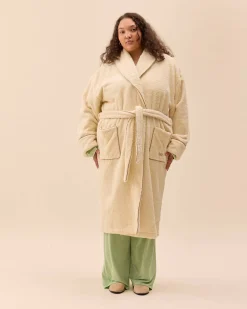 Djerf Avenue Bath Robe Creamy Oat