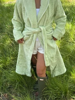 New Djerf Avenue Bath Robe Green