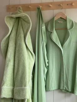 New Djerf Avenue Bath Robe Green