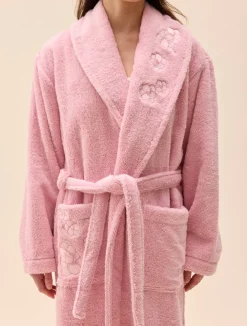 Outlet Djerf Avenue Bath Robe Pink Flower