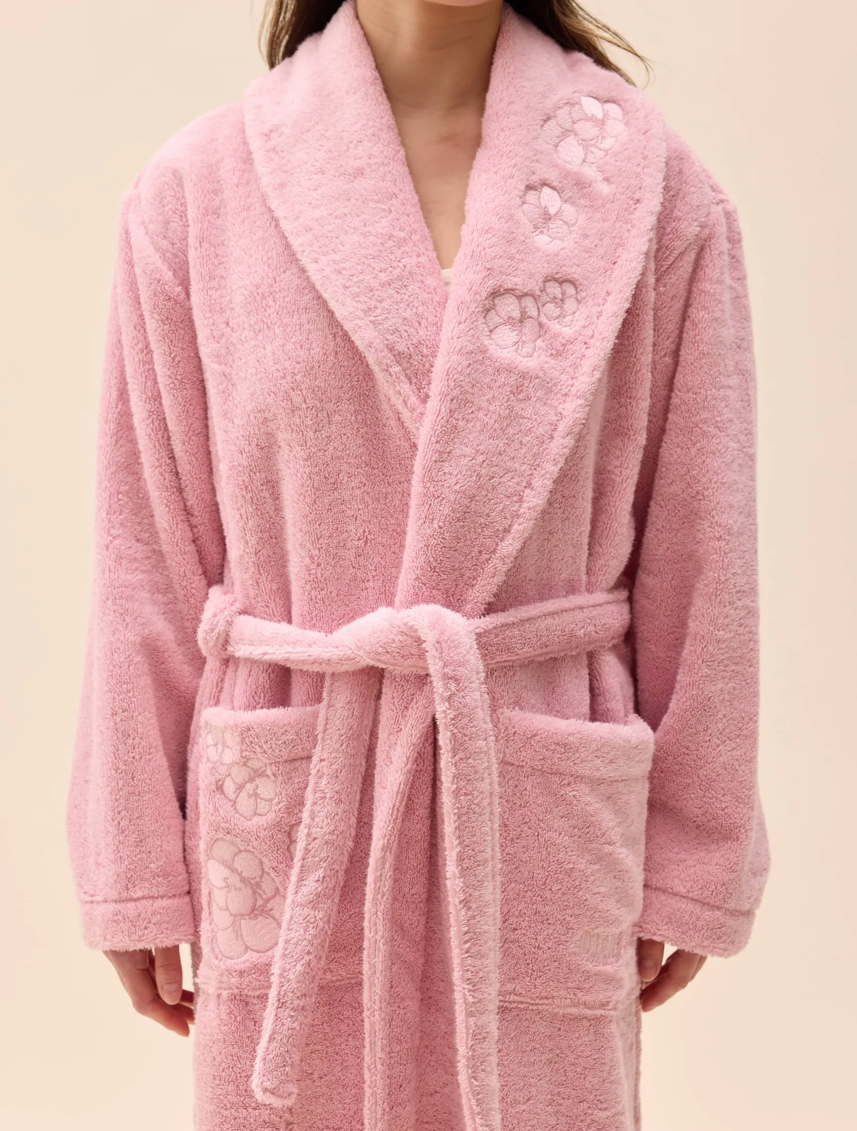 Outlet Djerf Avenue Bath Robe Pink Flower