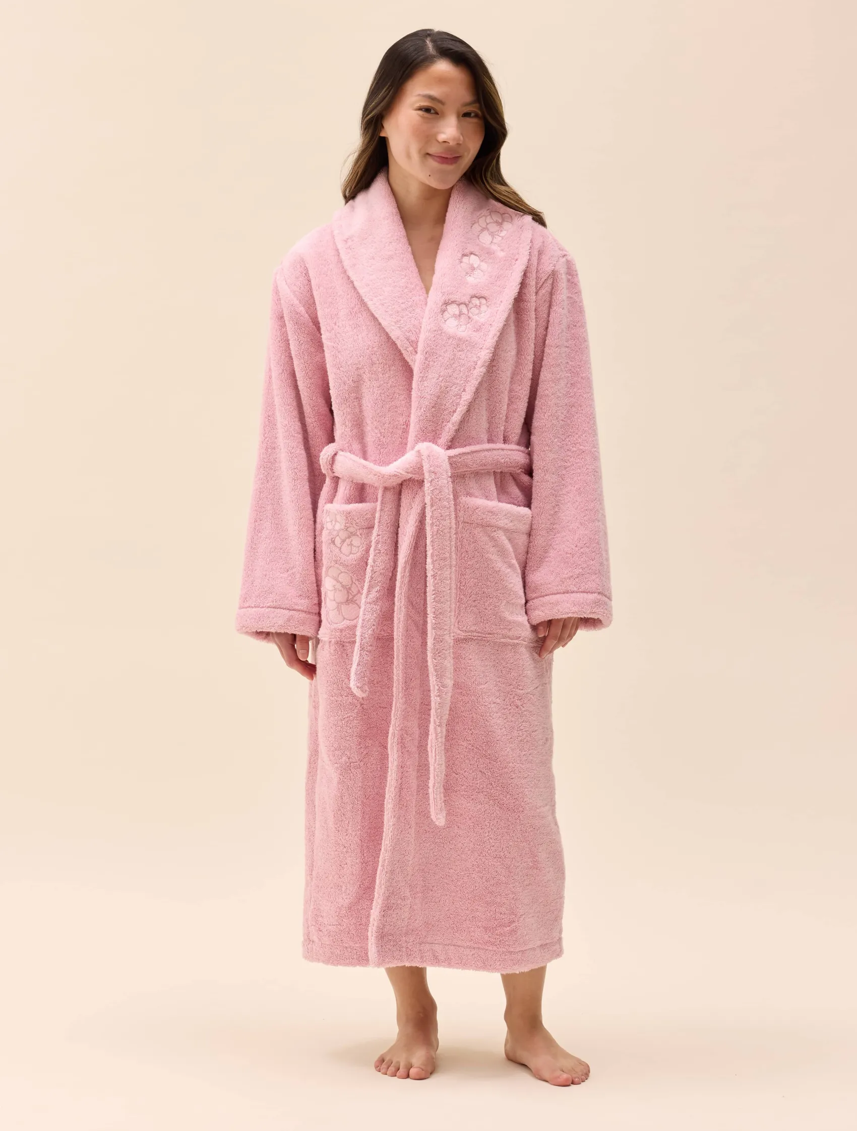 Outlet Djerf Avenue Bath Robe Pink Flower