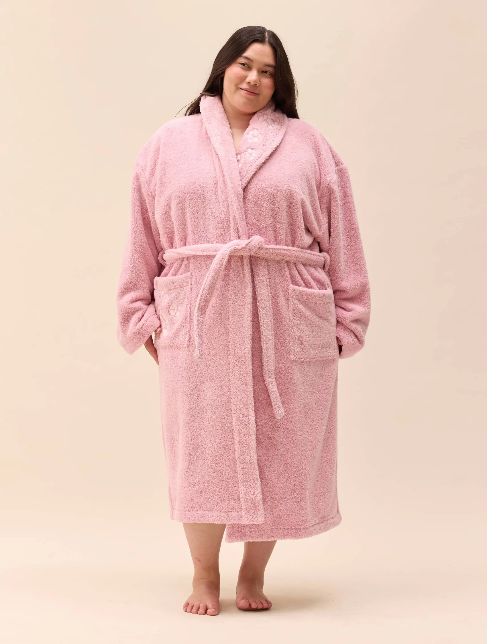 Outlet Djerf Avenue Bath Robe Pink Flower