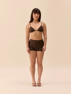 Online Djerf Avenue Boxer Bikini Bottom Cocoa