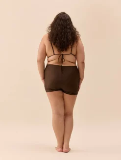 Online Djerf Avenue Boxer Bikini Bottom Cocoa