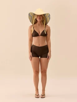 Online Djerf Avenue Boxer Bikini Bottom Cocoa