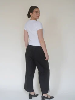 New Djerf Avenue Breezy Ankle Pants Black