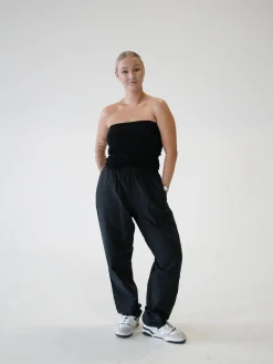 Sale Djerf Avenue Breezy Pants Black