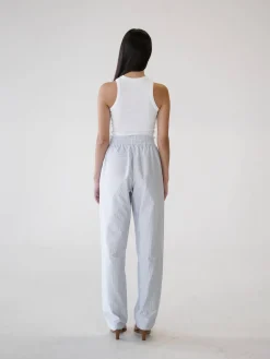 Outlet Djerf Avenue Breezy Pants Blue Stripe