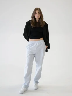 Outlet Djerf Avenue Breezy Pants Blue Stripe