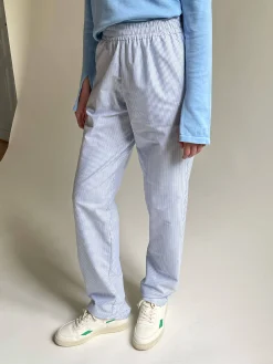 Clearance Djerf Avenue Breezy Pants Blue Stripe - Tall