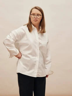 Online Djerf Avenue Breezy Shirt White