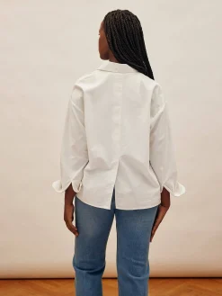 Online Djerf Avenue Breezy Shirt White