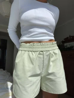 Sale Djerf Avenue Breezy Shorts Green
