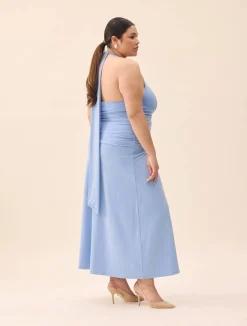 Discount Djerf Avenue Celebration Dress Dove Blue