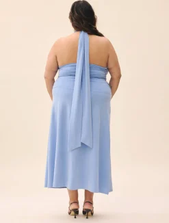 Discount Djerf Avenue Celebration Dress Dove Blue