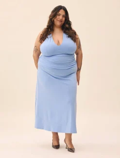 Discount Djerf Avenue Celebration Dress Dove Blue