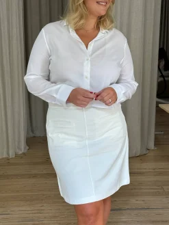 Clearance Djerf Avenue Corduroy Skirt White