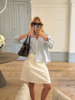 Clearance Djerf Avenue Corduroy Skirt White