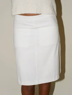 Clearance Djerf Avenue Corduroy Skirt White