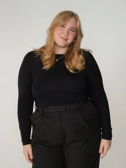 Online Djerf Avenue Daily Long Sleeve Top Black