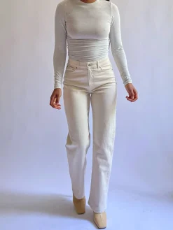Hot Djerf Avenue Daily Long Sleeve Top Grey Melange