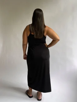 Hot Djerf Avenue Daily Midi Dress Black
