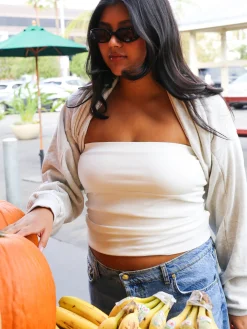 Best Djerf Avenue Daily Tube Top White