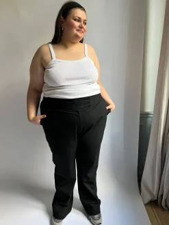 Clearance Djerf Avenue Day-to-day Pants Black