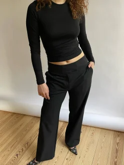 Clearance Djerf Avenue Day-to-day Pants Black