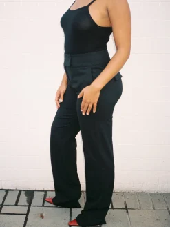 Outlet Djerf Avenue Day-to-day Pants Black - Tall