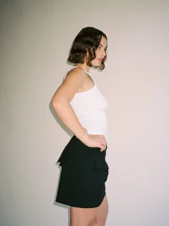 Sale Djerf Avenue Day-to-day Skirt Black