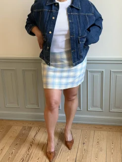 Outlet Djerf Avenue Denim Jacket Dark Blue