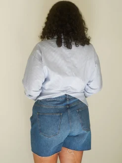 Best Djerf Avenue Denim Shorts Vintage Blue