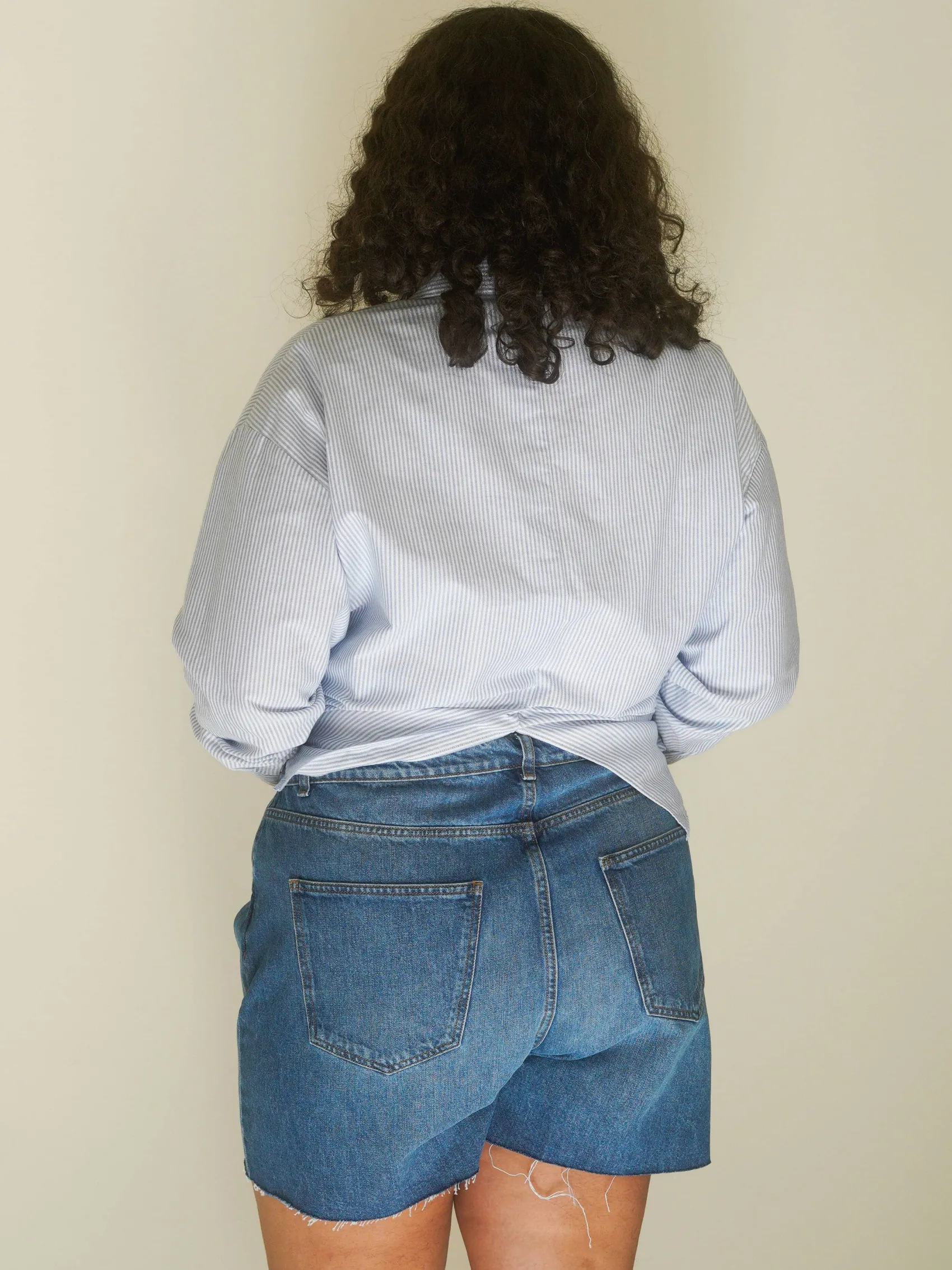 Best Djerf Avenue Denim Shorts Vintage Blue