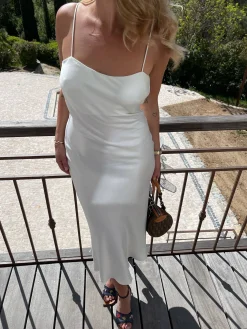 Discount Djerf Avenue Dream Dress Midi Cloud