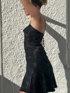 Online Djerf Avenue Dream Dress Mini Black