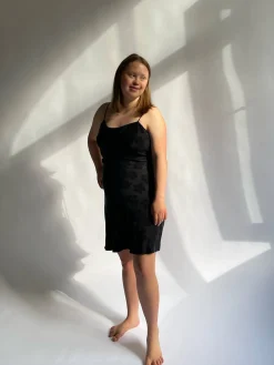 Online Djerf Avenue Dream Dress Mini Black