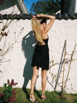 Online Djerf Avenue Dream Dress Mini Black