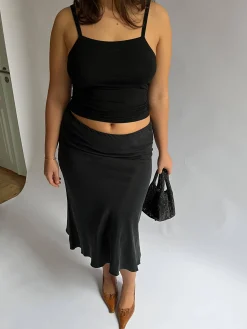 New Djerf Avenue Dream Skirt Ash
