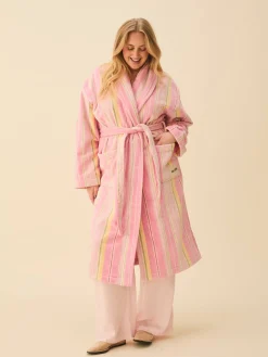 Discount Djerf Avenue Essential Robe Gelato Stripe