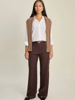 Djerf Avenue Everyday Pants Brown - Tall