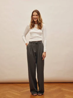 Sale Djerf Avenue Favorite Pants Grey - Tall