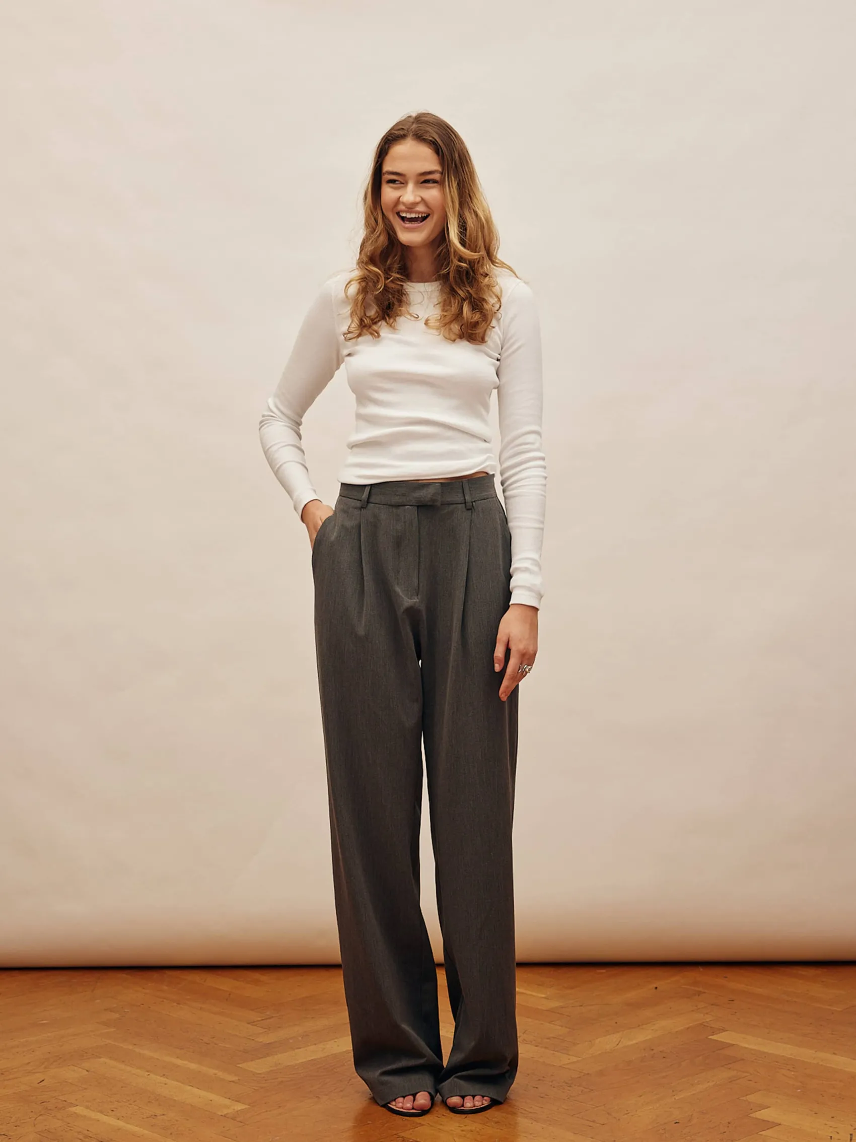 Sale Djerf Avenue Favorite Pants Grey - Tall